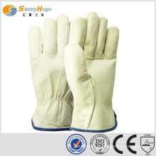 Gant de cuir gants de travail gants de conducteur gants de protection des mains